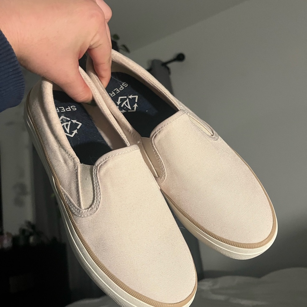 Sperry Women’s Beige Slip-On Shoes